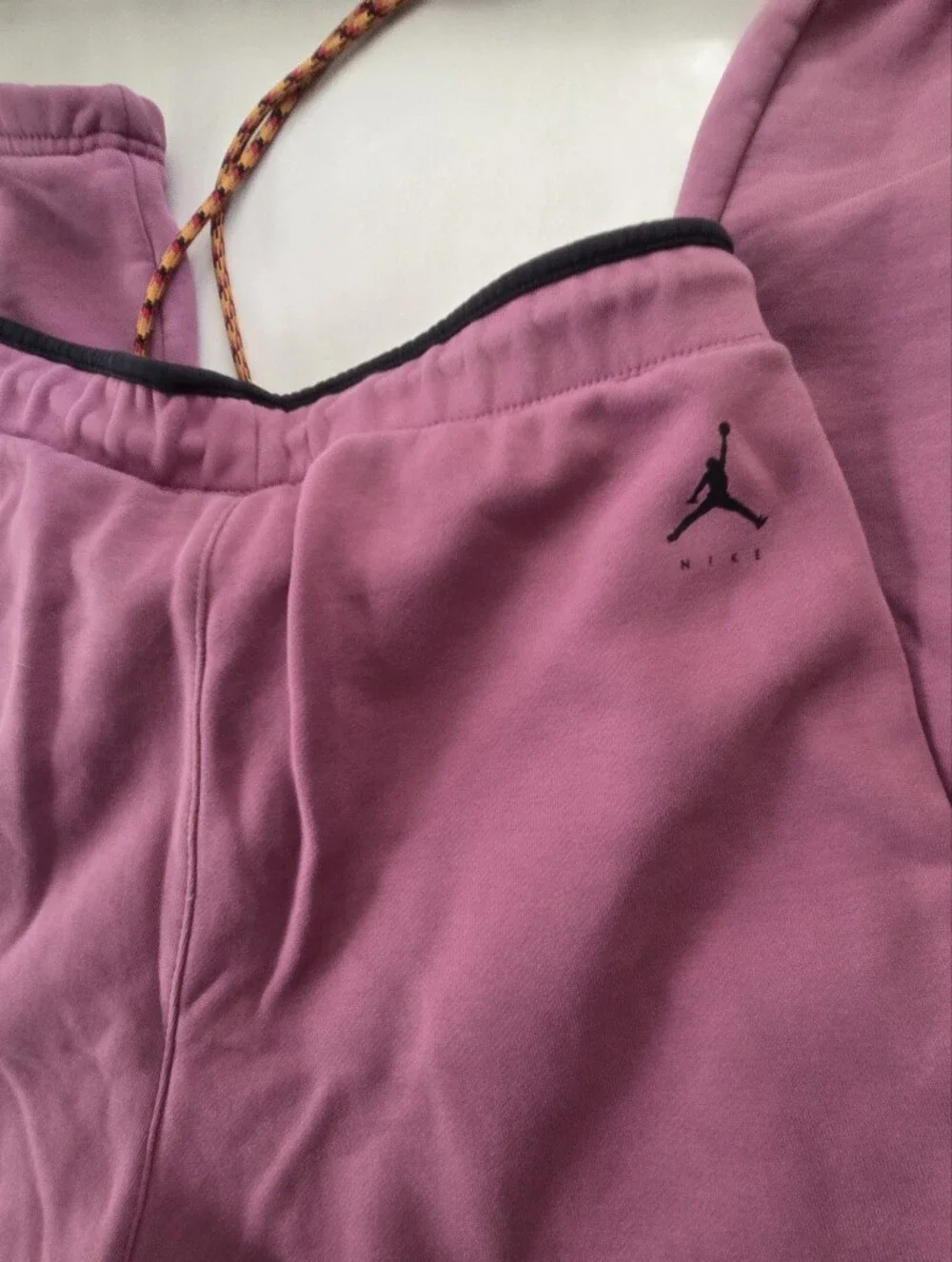 Nike Air Jordan Joggers Sweatpants Large Purple Jumpman
